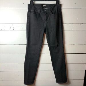 Eileen Fisher Vintage Wash Black Organic Cotton Jean Size 10